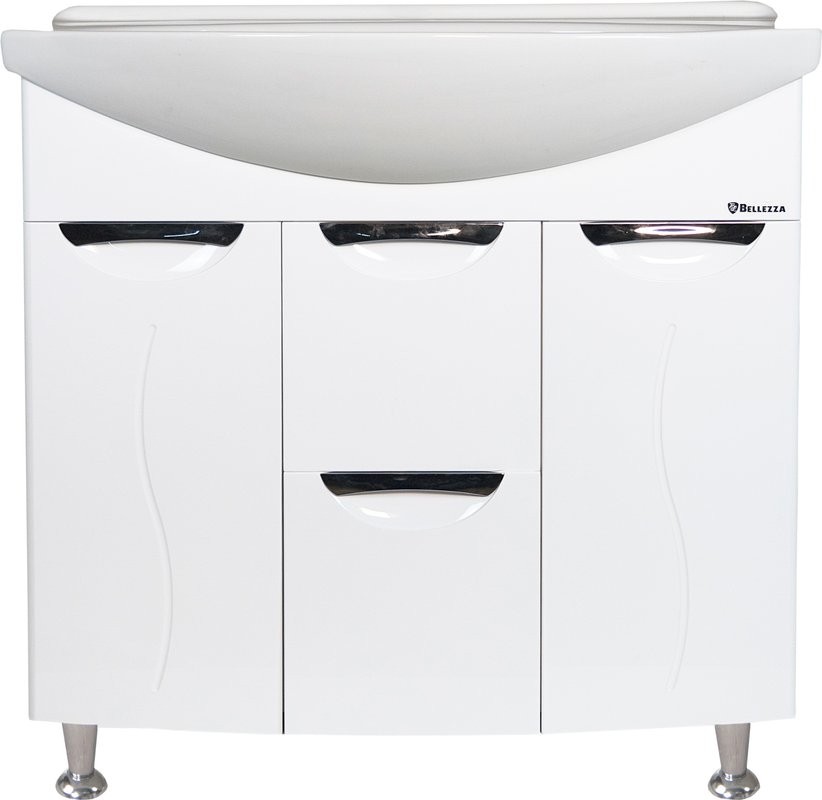 Мебель для ванной комнаты Bellezza Глория 85 с бельевой корзиной