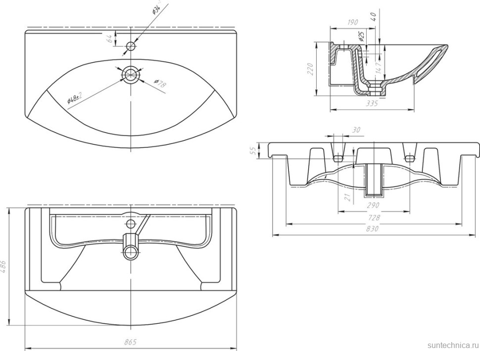 Мебель для ванной комнаты Bellezza Глория 85 с бельевой корзиной