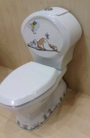Детский унитаз-компакт Serel Children 8702DOGR