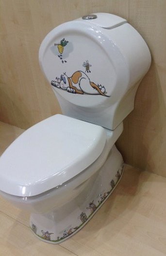Детский унитаз-компакт Serel Children 8702DOGR
