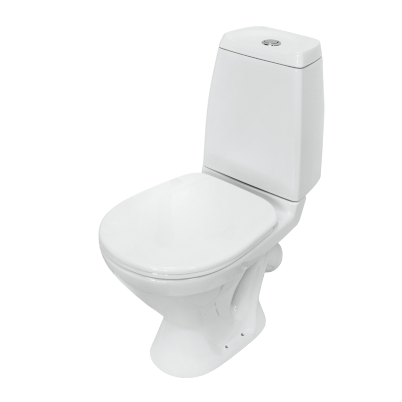 Унитаз-компакт напольный Sanita Кама комфорт глянцевый белый