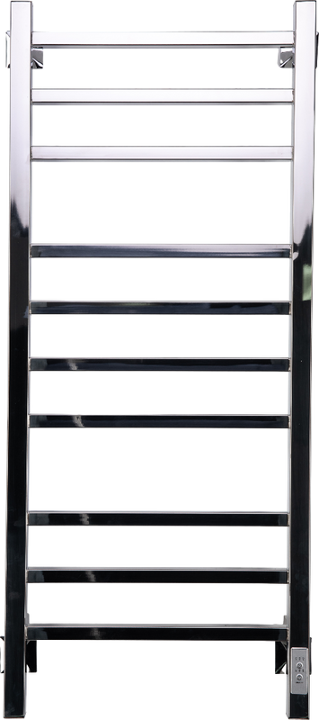 Полотенцесушитель электрический Comfysan Pioli-K EC-10 100x45 см, подключение справа, слева, хром, лесенка, из стали