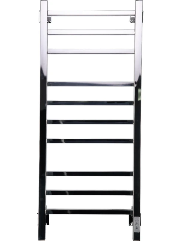 Полотенцесушитель электрический Comfysan Pioli-K EC-10 100x45 см, подключение справа, слева, хром, лесенка, из стали