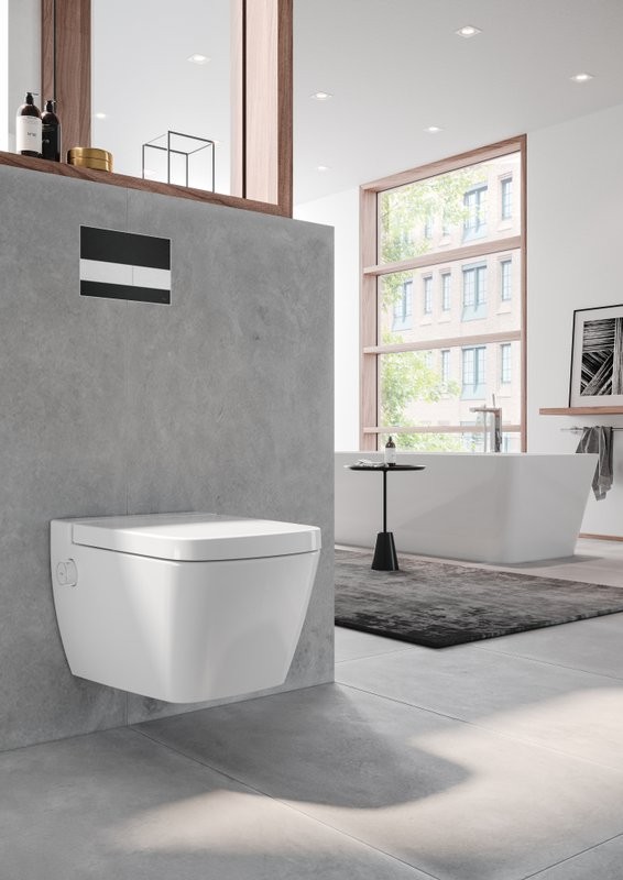 Унитаз подвесной TECE One 9700200 безободковый с биде