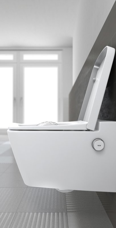 Унитаз подвесной TECE One 9700200 безободковый с биде