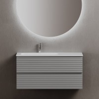 Тумба под раковину Sancos Folk 100 L ergraut soft