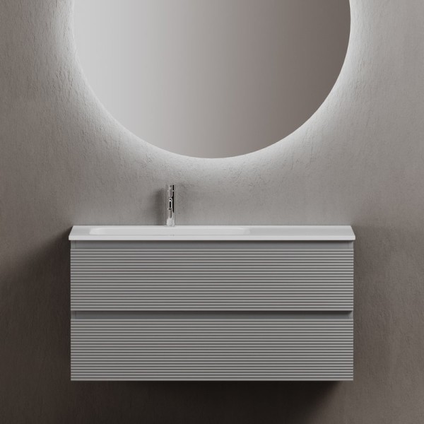 Тумба под раковину Sancos Folk 100 L ergraut soft