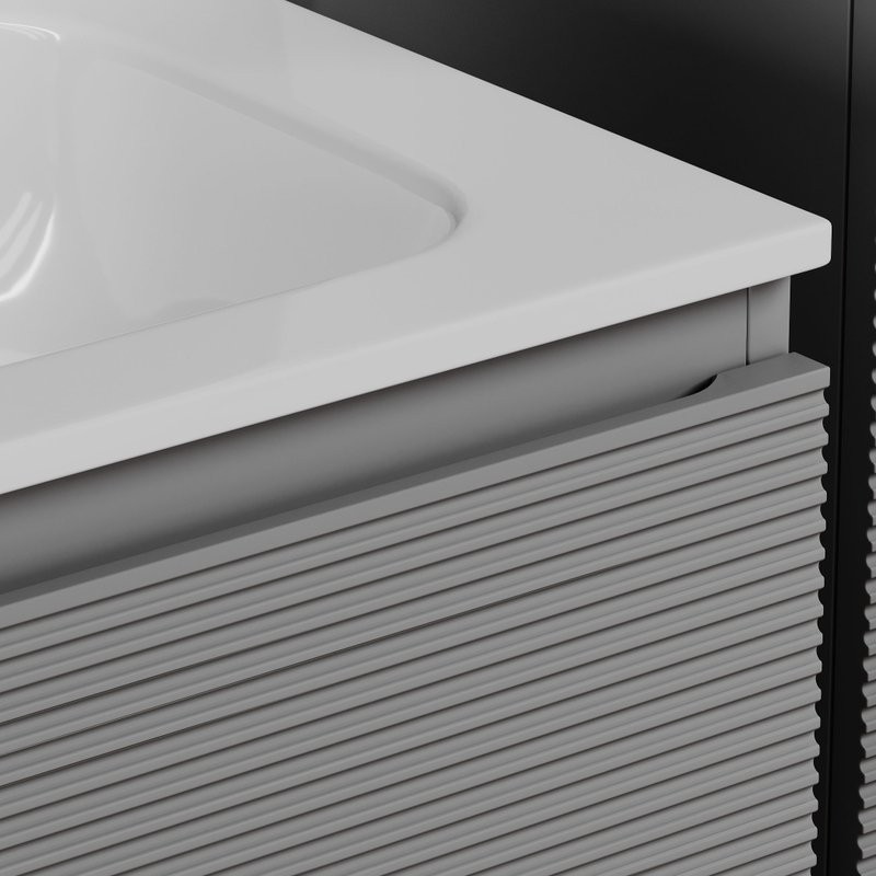 Тумба под раковину Sancos Folk 100 L ergraut soft