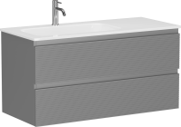 Тумба под раковину Sancos Folk 100 L ergraut soft