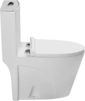 Унитаз-моноблок напольный SantiLine SL-5012 с микролифтом
