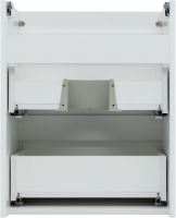 Тумба с раковиной Aquanet Нота new 50 подвесная, белая глнцевая