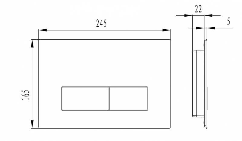 Комплект 3 в 1 Унитаз подвесной Esbano Azalea ESUPAZALB + Инсталляция Fram + Кнопка ESINMTP21ST цвет сатин