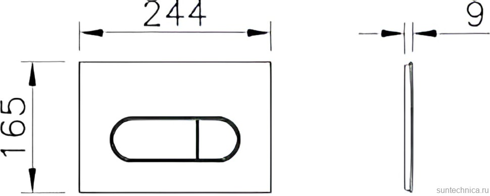 Кнопка смыва VitrA Root Round 740-2225 золото
