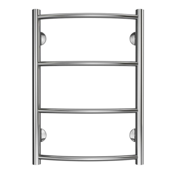 Полотенцесушитель Azario VERONA 400/600 водяной 4 пер. (1"-1/2" Полированный)
