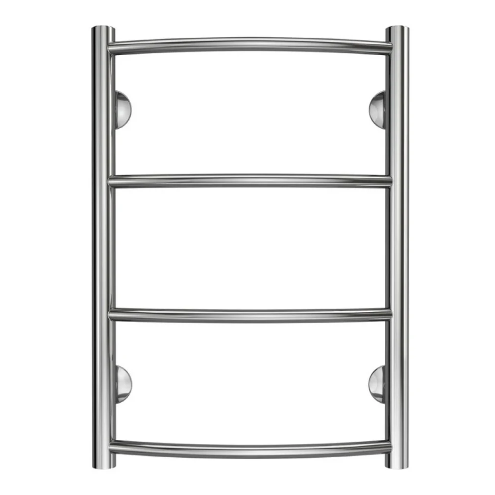 Полотенцесушитель Azario VERONA 400/600 водяной 4 пер. (1"-1/2" Полированный)