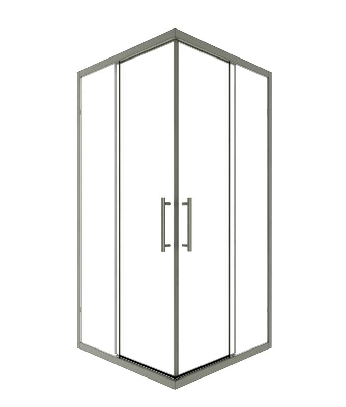 Душевой уголок Timo TKSS-90/13C-8 100x100 см, профиль никель, стекло прозрачное