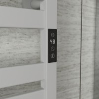 Полотенцесушитель электрический Bauedge Elite AF0035 52x53, белый матовый