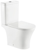 Унитаз-компакт напольный SantiLine SL-5010 безободковый, с микролифтом