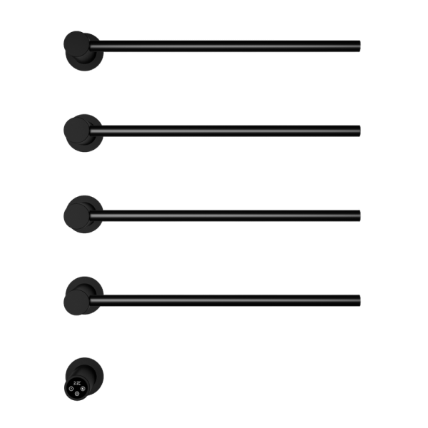 Полотенцесушитель электрический Wonzon & Woghand WW-AL314-GM С ВНУТРЕННЕЙ ЧАСТЬЮ, темный графит