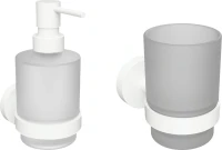 Набор Дозатор Bemeta White + Стакан Набор Дозатор Bemeta White + Стакан