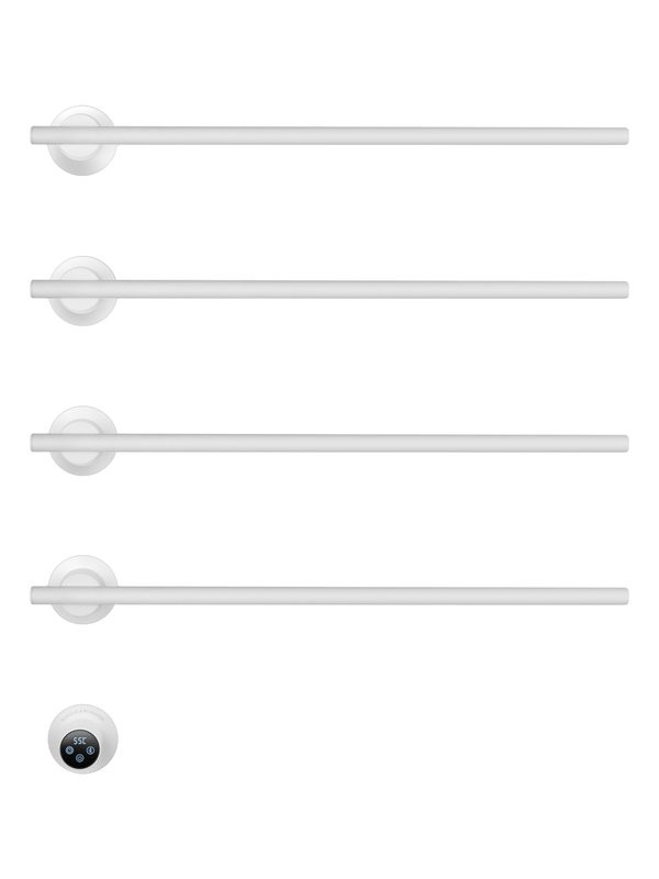 Полотенцесушитель электрический Wonzon & Woghand WW-A364-MW С ВНУТРЕННЕЙ ЧАСТЬЮ, белый матовый