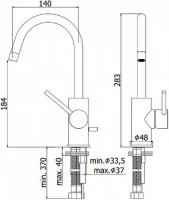 Смеситель для раковины Paffoni Light LIG078NO