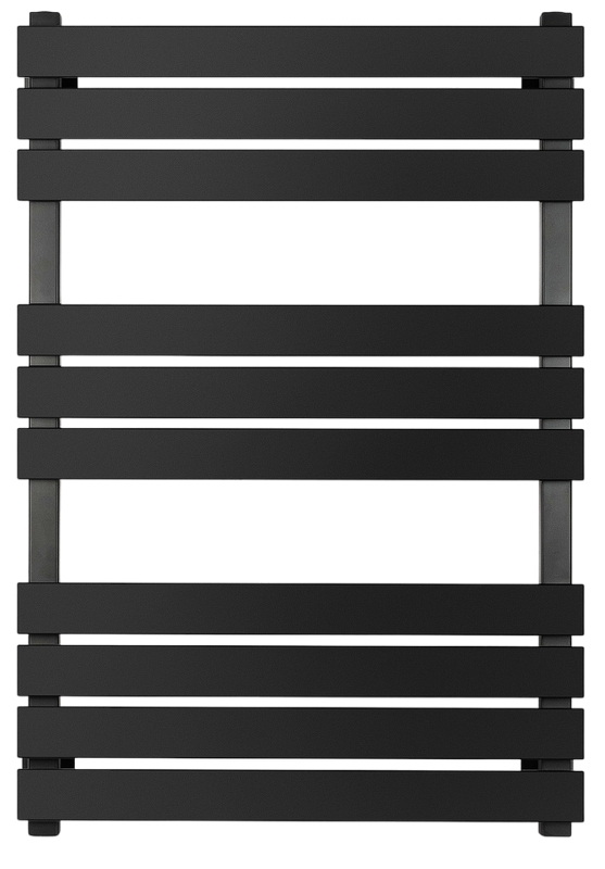 Полотенцесушитель электрический Secado Мормано 80х50 85x55 см, подключение справа, черный матовый, лесенка