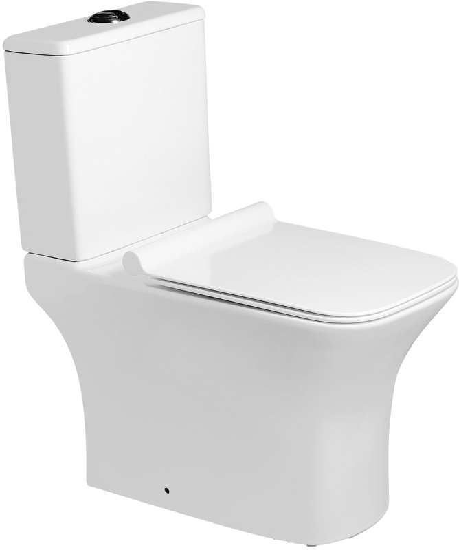 Унитаз-компакт напольный SantiLine SL-5023 с микролифтом
