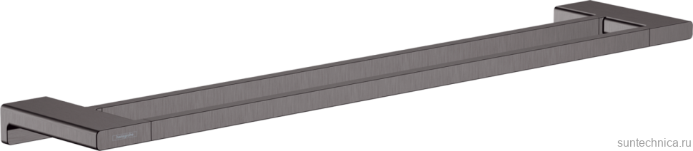 Полотенцедержатель Hansgrohe AddStoris 41743340 шлифованный черный хром