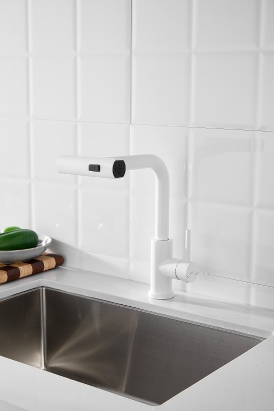 Смеситель для кухни BELZ B811 B74811-8 белый