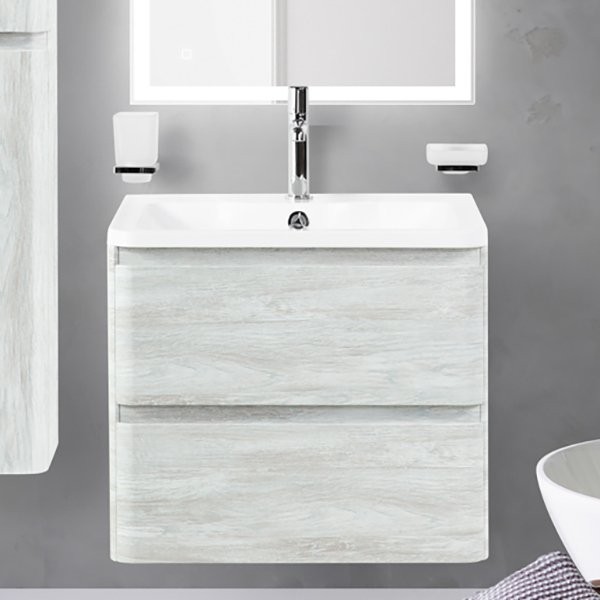 Тумба под раковину BelBagno Albano 60 подвесная, rovere vintage bianco