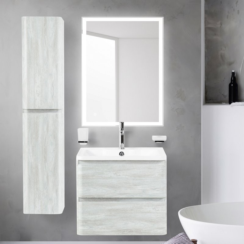 Тумба под раковину BelBagno Albano 60 подвесная, rovere vintage bianco