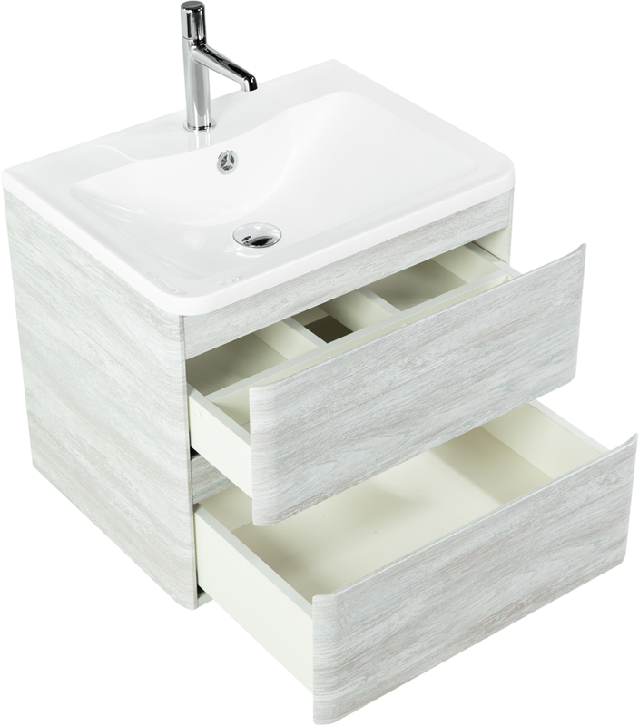 Тумба под раковину BelBagno Albano 60 подвесная, rovere vintage bianco