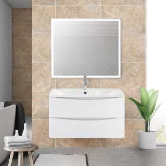 Мебель для ванной BelBagno Acqua 100 подвесная, bianco lucido
