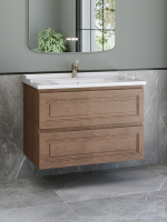 Тумба с раковиной Caprigo Wales 90 светлый орех