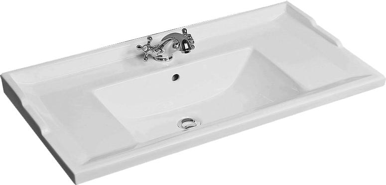 Тумба с раковиной Caprigo Wales 90 светлый орех