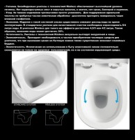 Унитаз подвесной Ceruttispa Santa Aria CT9666 безободковый, с микролифтом