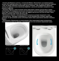 Унитаз подвесной Ceruttispa Santa Aria CT9666 безободковый, с микролифтом