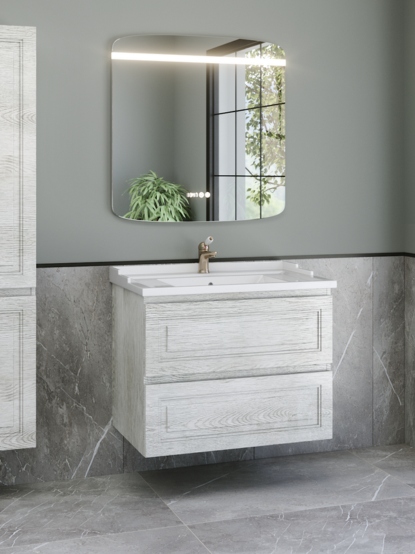 Мебель для ванной комнаты Caprigo Wales 80 белый клен