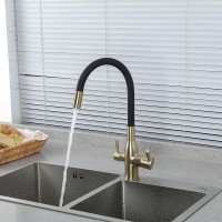 Смеситель для кухни Frap H69 F4396-3 золотой сатин