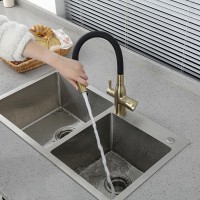 Смеситель для кухни Frap H69 F4396-3 золотой сатин