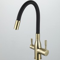 Смеситель для кухни Frap H69 F4396-3 золотой сатин