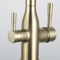 Смеситель для кухни Frap H69 F4396-3 золотой сатин