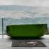 Прозрачная ванна ABBER Kristall AT9706Emerald зеленая