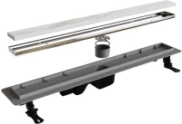 Душевой трап (лоток) RGW Drain Leo-21 хром, 80 см