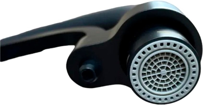 Комплект Мойка Florentina Липси 600 черная + Смеситель Haiba HB76615-7 черный