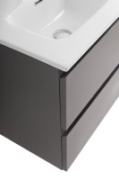 Тумба под раковину без столешницы BelBagno Kraft 39 50 подвесная, матовая темно-серая