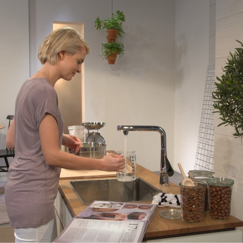 Смеситель для кухни Hansgrohe Talis Select M51 72820000 хром