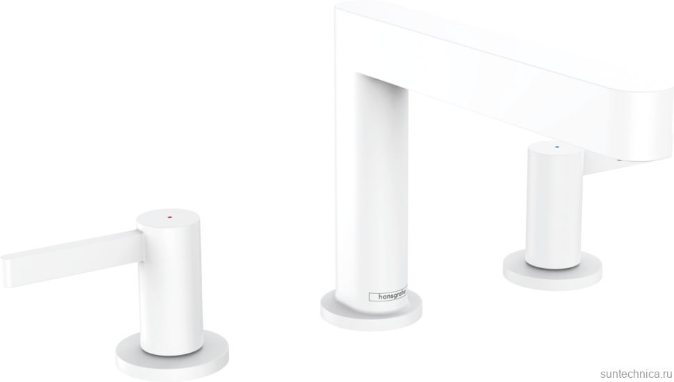 Смеситель для раковины Hansgrohe Finoris 110 76033700 матовый белый