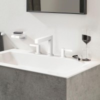 Смеситель для раковины Hansgrohe Finoris 110 76033700 матовый белый
